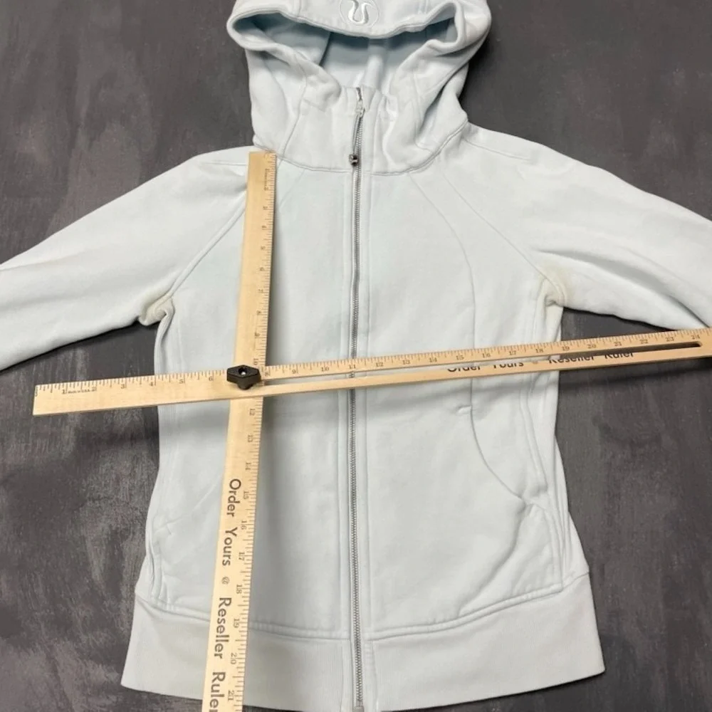 Lululemon Scuba Full-Zip Hoodie classic athletic sweater womens Sz 6 - Picture 9 of 14